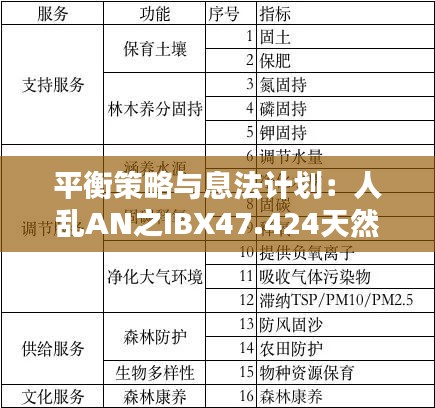 平衡策略與息法計劃：人亂AN之IBX47.424天然版揭秘