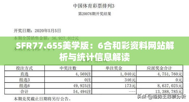 SFR77.655美學(xué)版：6合和彩資料網(wǎng)站解析與統(tǒng)計信息解讀