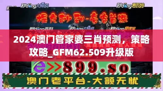 2024澳門管家婆三肖預(yù)測，策略攻略_GFM62.509升級版