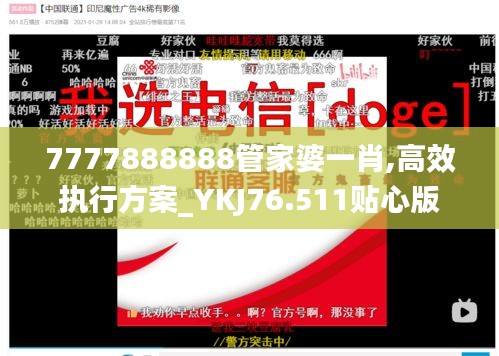 7777888888管家婆一肖,高效執(zhí)行方案_YKJ76.511貼心版