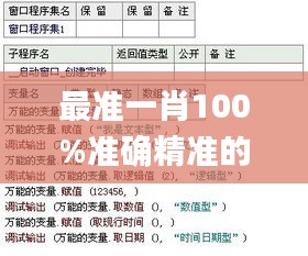 最準一肖100%準確精準的含義,新式數(shù)據(jù)解釋設想_ODN76.314快捷版