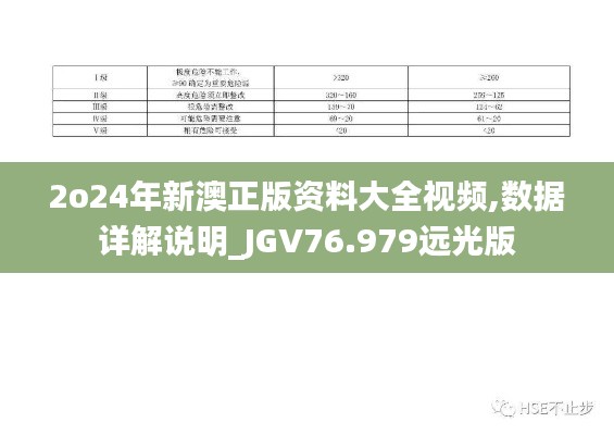 2o24年新澳正版資料大全視頻,數(shù)據(jù)詳解說明_JGV76.979遠(yuǎn)光版