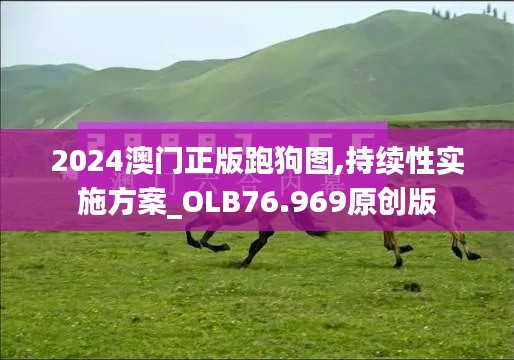 2024澳門正版跑狗圖,持續(xù)性實施方案_OLB76.969原創(chuàng)版