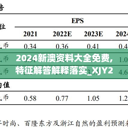 2024新澳資料大全免費,特征解答解釋落實_XJY2.56.94紀念版