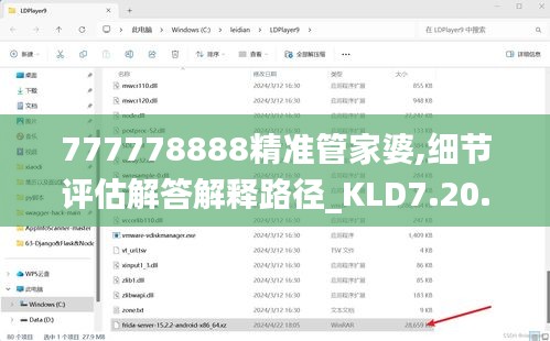 777778888精準(zhǔn)管家婆,細(xì)節(jié)評估解答解釋路徑_KLD7.20.51策展版