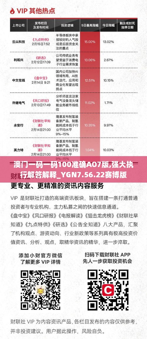 澳門一碼一碼100準確AO7版,強大執(zhí)行解答解釋_YGN7.56.22賽博版