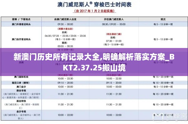 新澳門歷史所有記錄大全,明確解析落實方案_BKT2.37.25搬山境