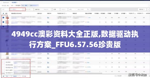 4949cc澳彩資料大全正版,數(shù)據(jù)驅(qū)動執(zhí)行方案_FFU6.57.56珍貴版