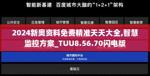 2024新奧資料免費精準天天大全,智慧監(jiān)控方案_TUU8.56.70閃電版