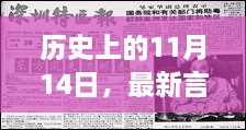 歷史上的11月14日，最新言情完結小說的魅力與影響探究