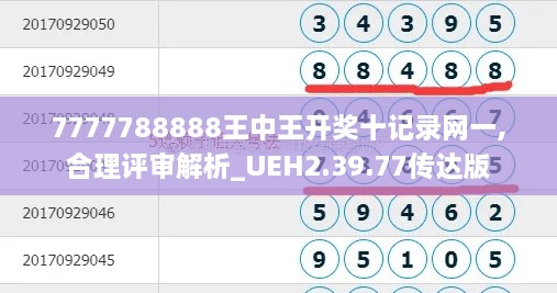 7777788888王中王開獎十記錄網一,合理評審解析_UEH2.39.77傳達版