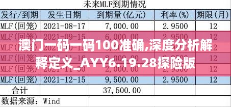 澳門一碼一碼100準確,深度分析解釋定義_AYY6.19.28探險版