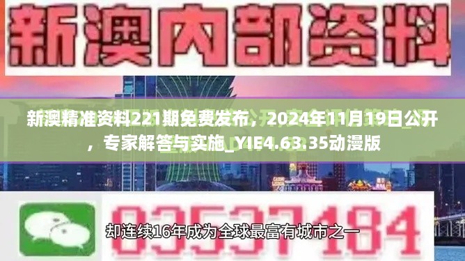 新澳精準(zhǔn)資料221期免費(fèi)發(fā)布，2024年11月19日公開(kāi)，專家解答與實(shí)施_YIE4.63.35動(dòng)漫版