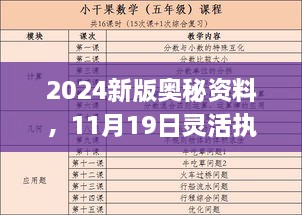 2024新版奧秘資料，11月19日靈活執(zhí)行方案_GFO2.59.58真實(shí)版本