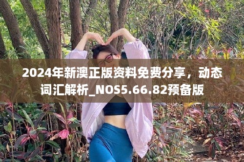 2024年新澳正版資料免費分享，動態(tài)詞匯解析_NOS5.66.82預備版