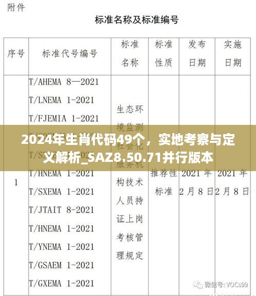 2024年生肖代碼49個(gè)，實(shí)地考察與定義解析_SAZ8.50.71并行版本