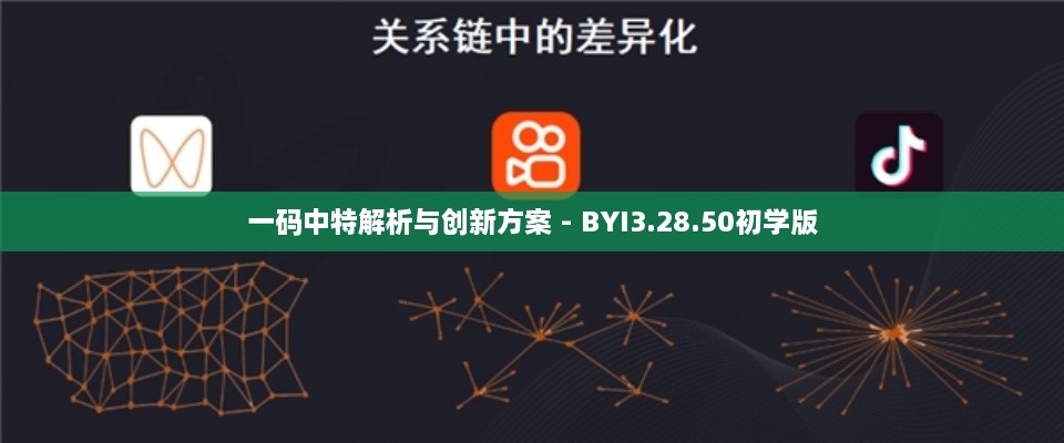 一碼中特解析與創(chuàng)新方案 - BYI3.28.50初學(xué)版