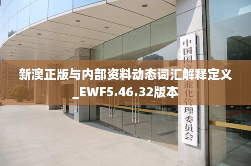 新澳正版與內(nèi)部資料動態(tài)詞匯解釋定義_EWF5.46.32版本