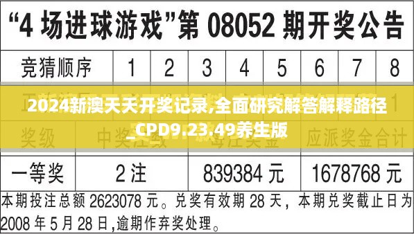 2024新澳天天開(kāi)獎(jiǎng)記錄,全面研究解答解釋路徑_CPD9.23.49養(yǎng)生版