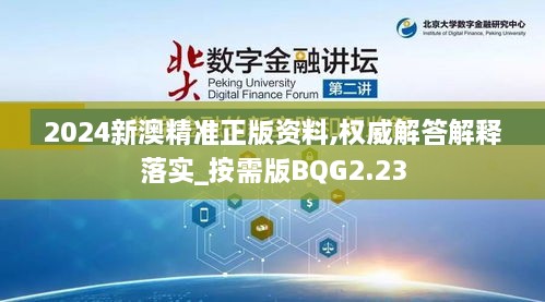 2024新澳精準(zhǔn)正版資料,權(quán)威解答解釋落實(shí)_按需版BQG2.23