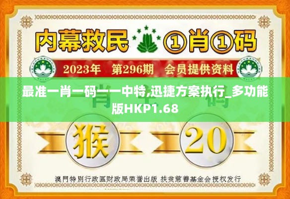 最準(zhǔn)一肖一碼一一中特,迅捷方案執(zhí)行_多功能版HKP1.68