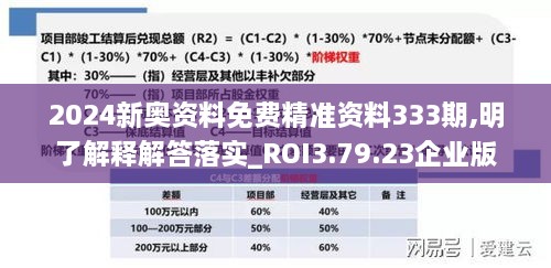 2024新奧資料免費(fèi)精準(zhǔn)資料333期,明了解釋解答落實(shí)_ROI3.79.23企業(yè)版