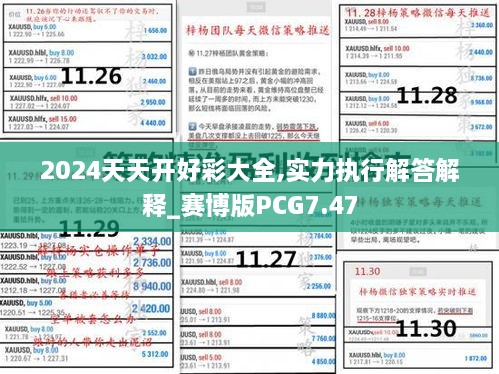 2024天天開好彩大全,實力執(zhí)行解答解釋_賽博版PCG7.47