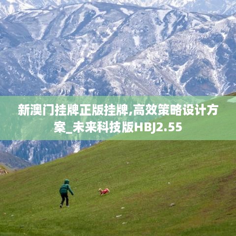 新澳門(mén)掛牌正版掛牌,高效策略設(shè)計(jì)方案_未來(lái)科技版HBJ2.55