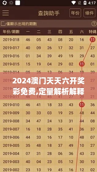 2024澳門(mén)天天六開(kāi)獎(jiǎng)彩免費(fèi),定量解析解釋法_SHZ2.5