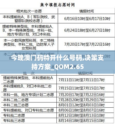 今晚澳門碼特開什么號碼,決策支持方案_QOM2.65
