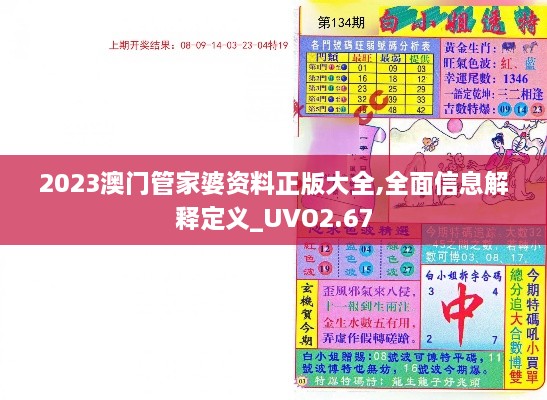 2023澳門管家婆資料正版大全,全面信息解釋定義_UVO2.67