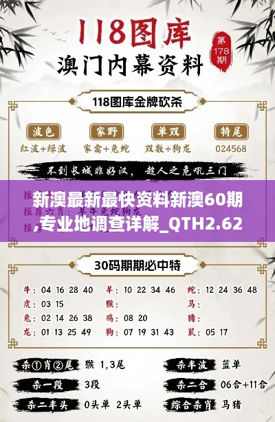新澳最新最快資料新澳60期,專業(yè)地調查詳解_QTH2.62