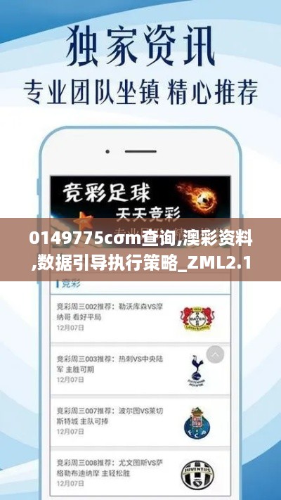 0149775cσm查詢,澳彩資料,數(shù)據(jù)引導(dǎo)執(zhí)行策略_ZML2.10