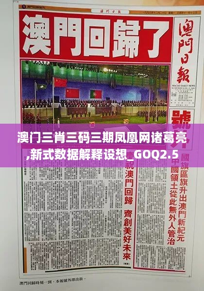 澳門三肖三碼三期鳳凰網(wǎng)諸葛亮,新式數(shù)據(jù)解釋設想_GOQ2.5