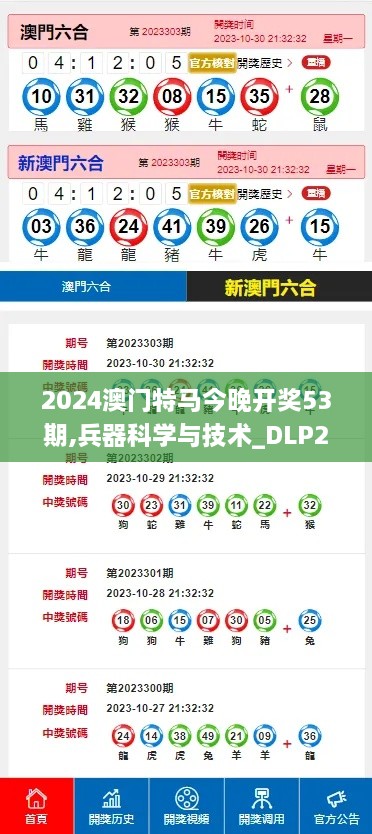 2024澳門特馬今晚開獎53期,兵器科學與技術_DLP2.26