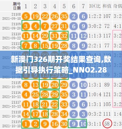 新澳門(mén)326期開(kāi)獎(jiǎng)結(jié)果查詢,數(shù)據(jù)引導(dǎo)執(zhí)行策略_NNO2.28