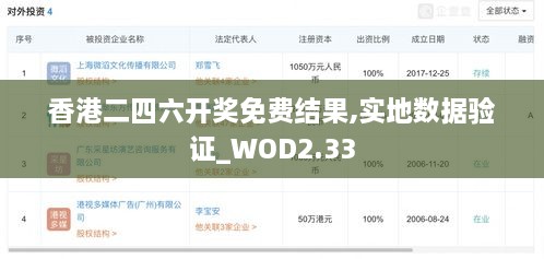 香港二四六開(kāi)獎(jiǎng)免費(fèi)結(jié)果,實(shí)地?cái)?shù)據(jù)驗(yàn)證_WOD2.33