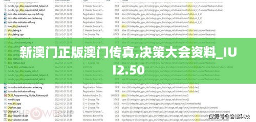 新澳門(mén)正版澳門(mén)傳真,決策大會(huì)資料_IUI2.50