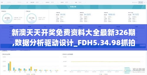 新澳天天開獎免費資料大全最新326期,數(shù)據(jù)分析驅(qū)動設(shè)計_FDH5.34.98抓拍版