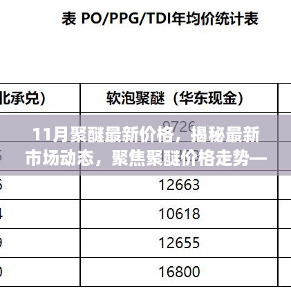 揭秘聚醚最新市場動態(tài)，聚焦聚醚價格走勢——十一月版最新報價解析
