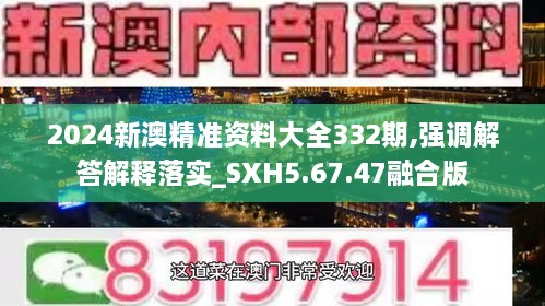 2024新澳精準(zhǔn)資料大全332期,強(qiáng)調(diào)解答解釋落實(shí)_SXH5.67.47融合版