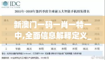 新澳門一碼一肖一特一中,全面信息解釋定義_AJC2.96