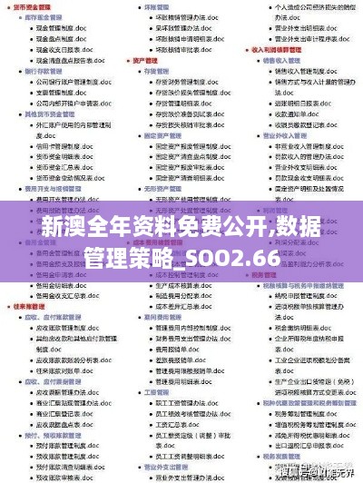 新澳全年資料免費公開,數(shù)據(jù)管理策略_SOO2.66