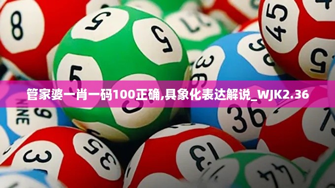 管家婆一肖一碼100正確,具象化表達(dá)解說(shuō)_WJK2.36