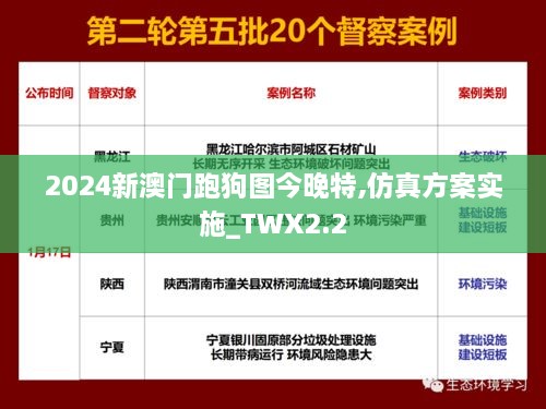 2024新澳門跑狗圖今晚特,仿真方案實施_TWX2.2