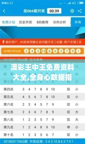 澳彩王中王免費資料大全,全身心數(shù)據(jù)指導枕_XUO2.45