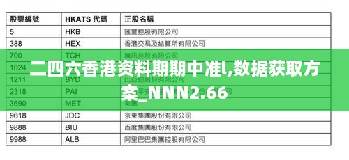 二四六香港資料期期中準l,數(shù)據(jù)獲取方案_NNN2.66