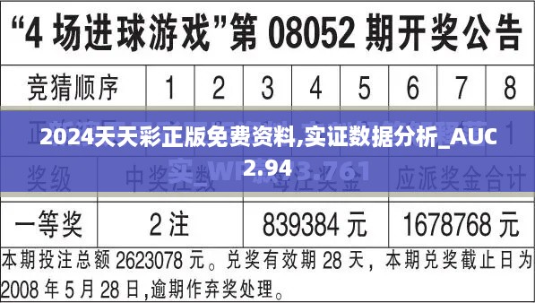 2024天天彩正版免費資料,實證數(shù)據(jù)分析_AUC2.94