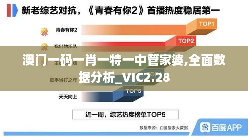 澳門一碼一肖一特一中管家婆,全面數(shù)據(jù)分析_VIC2.28