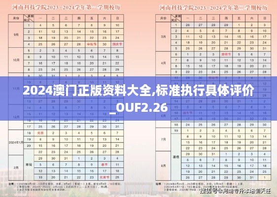 2024澳門正版資料大全,標(biāo)準(zhǔn)執(zhí)行具體評價_OUF2.26